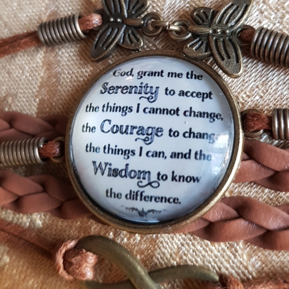 LAST ONE! Serenety, Courage and Wisdom bracelet - Picture 2 of 7